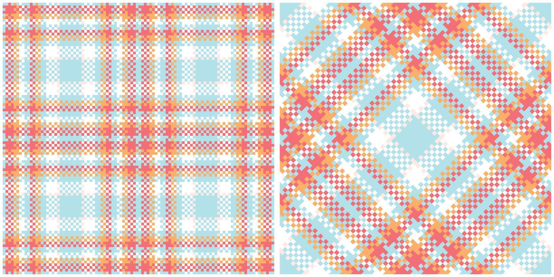 Scottish Tartan Pattern. Tartan Seamless Pattern Template for Design Ornament. Seamless Fabric Texture. vector
