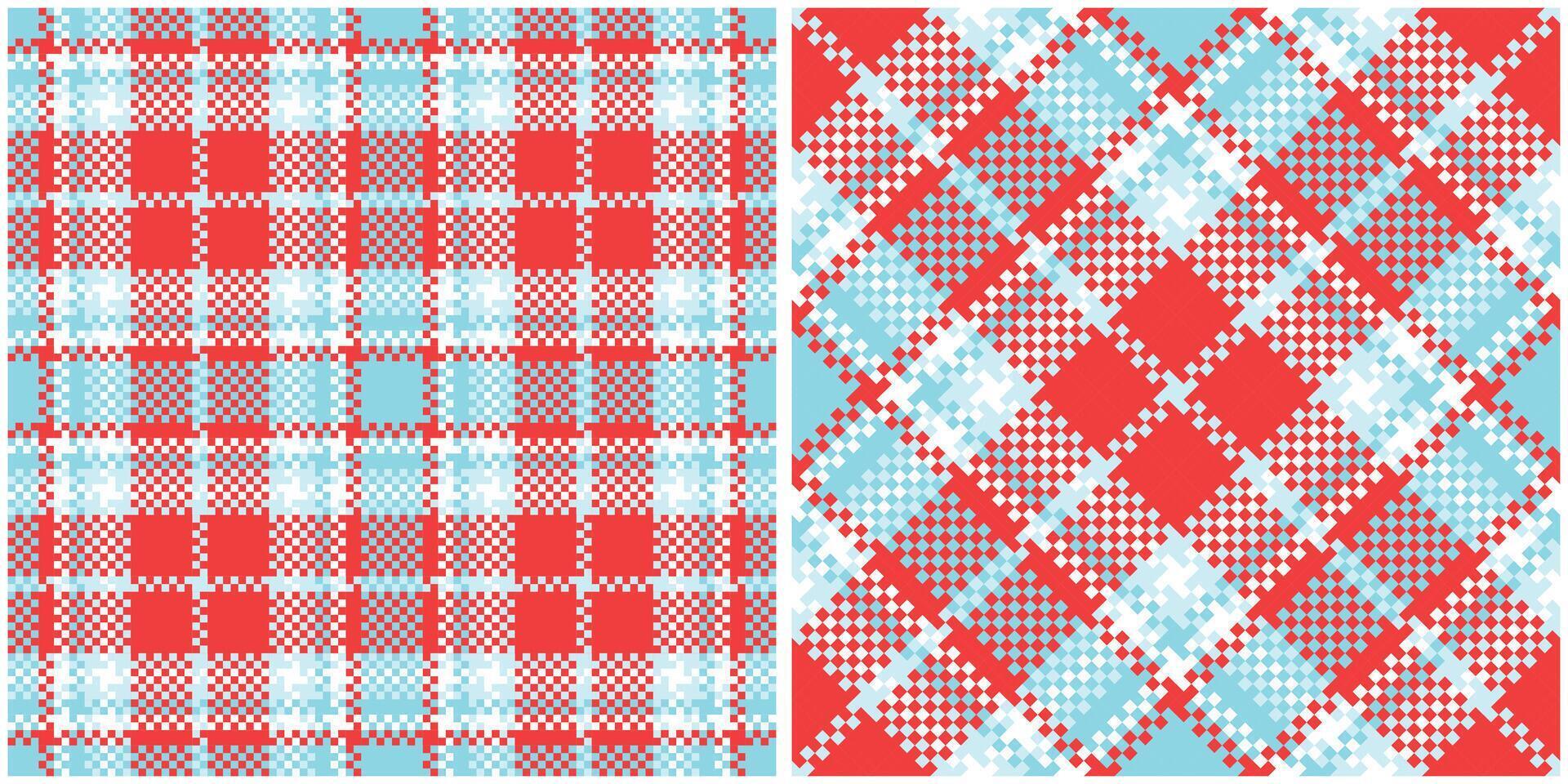 Scottish Tartan Seamless Pattern. Checkerboard Pattern Template for Design Ornament. Seamless Fabric Texture. vector