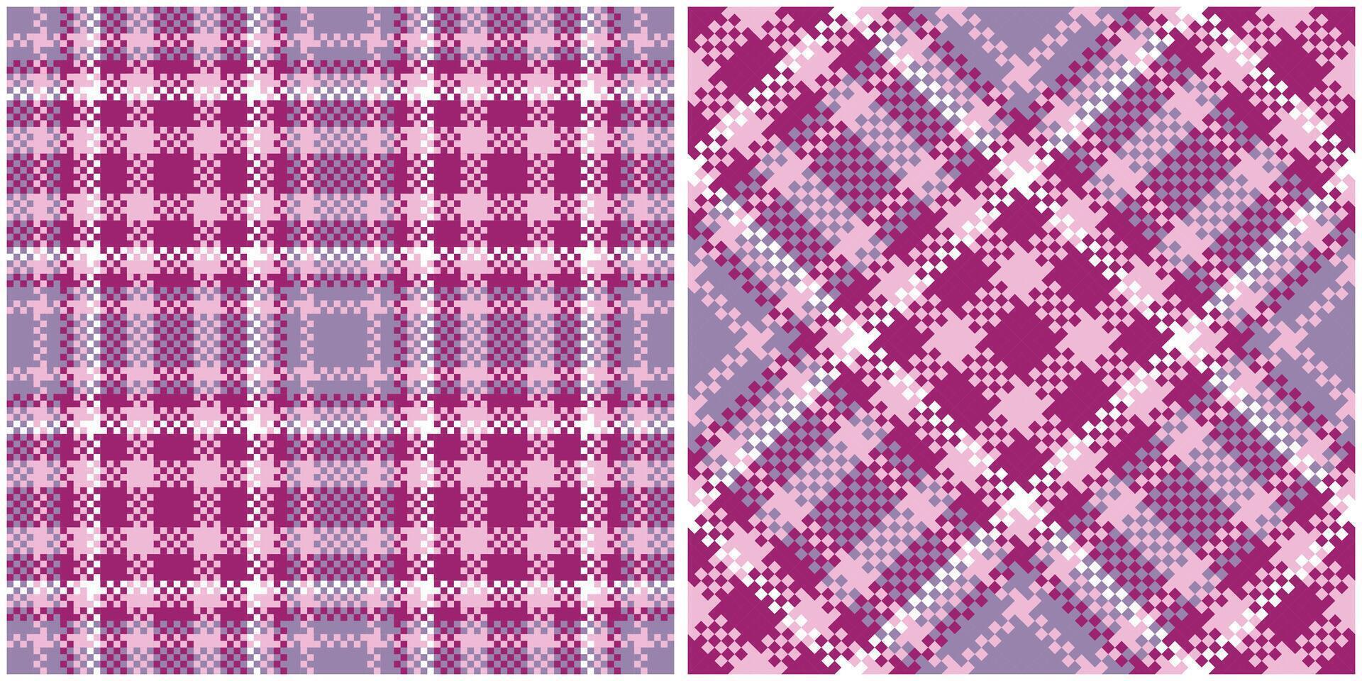 Scottish Tartan Seamless Pattern. Tartan Seamless Pattern Template for Design Ornament. Seamless Fabric Texture. vector