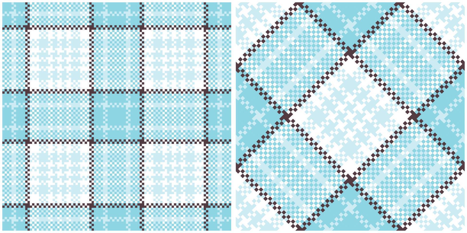 Scottish Tartan Seamless Pattern. Checker Pattern Traditional Scottish Woven Fabric. Lumberjack Shirt Flannel Textile. Pattern Tile Swatch Included. vector