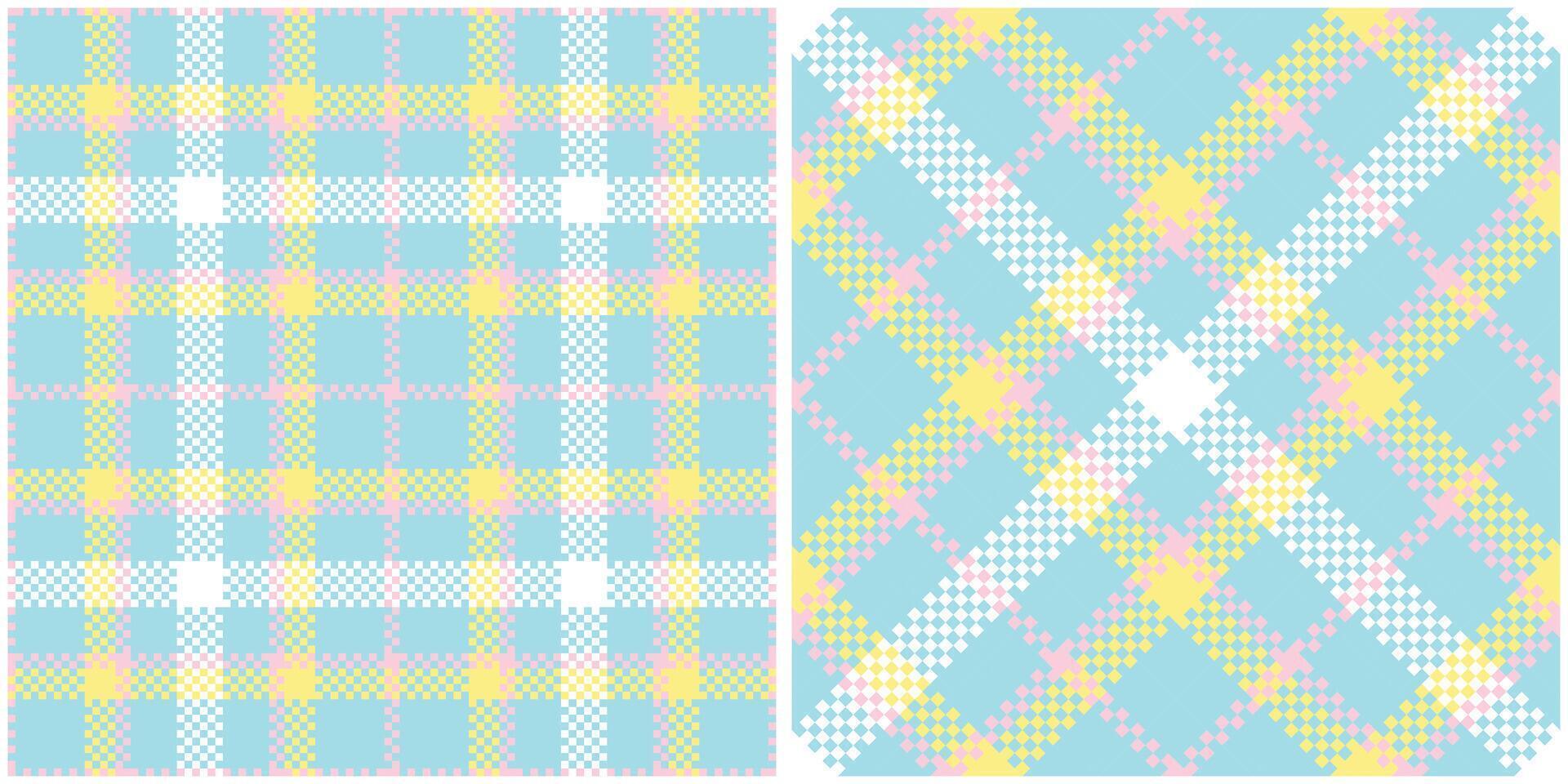 Scottish Tartan Seamless Pattern. Traditional Scottish Checkered Background. Seamless Tartan Illustration Set for Scarf, Blanket, Other Modern Spring Summer Autumn Winter Holiday Fabric Print. vector