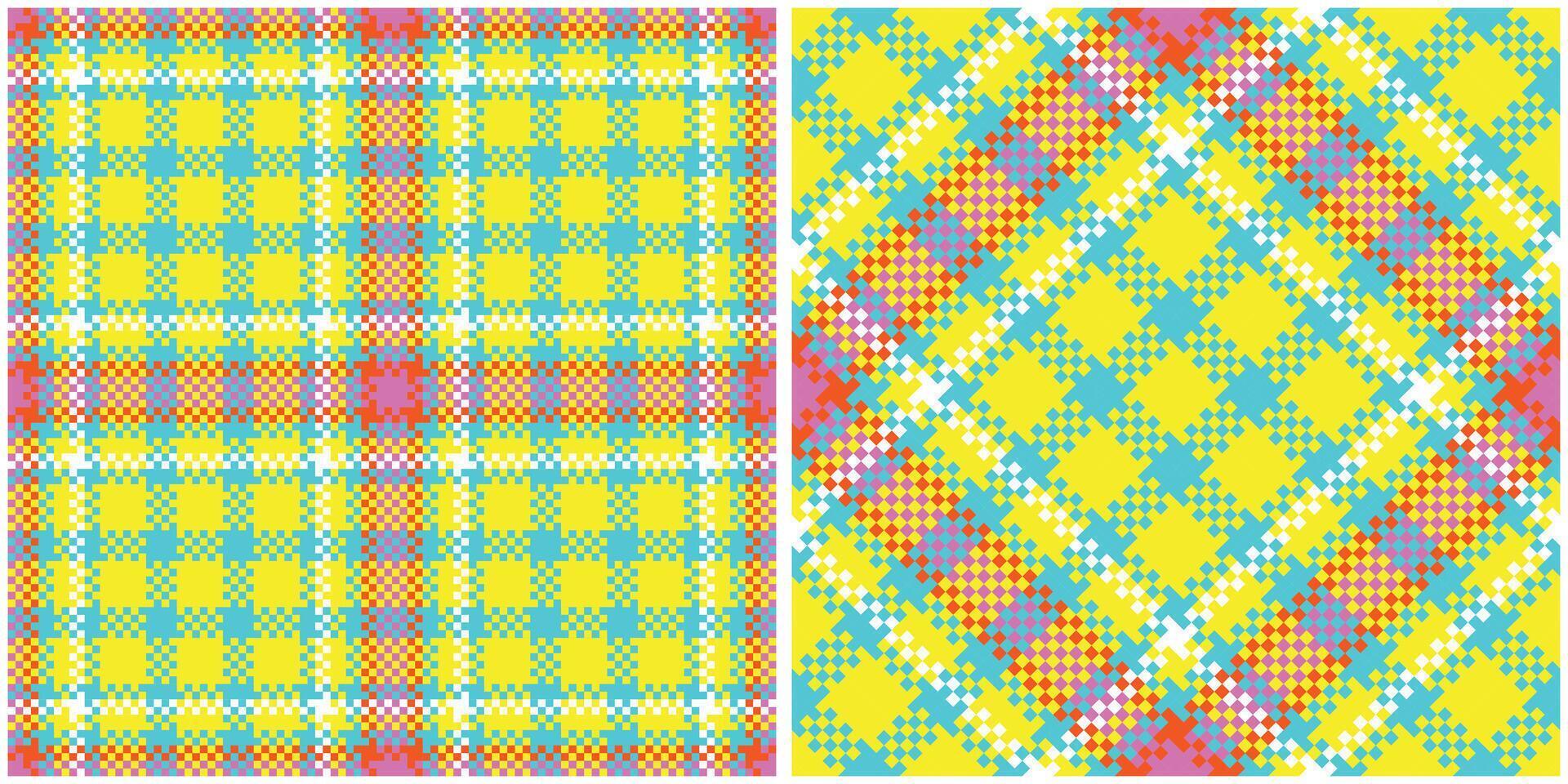 Scottish Tartan Seamless Pattern. Classic Scottish Tartan Design. Template for Design Ornament. Seamless Fabric Texture. vector