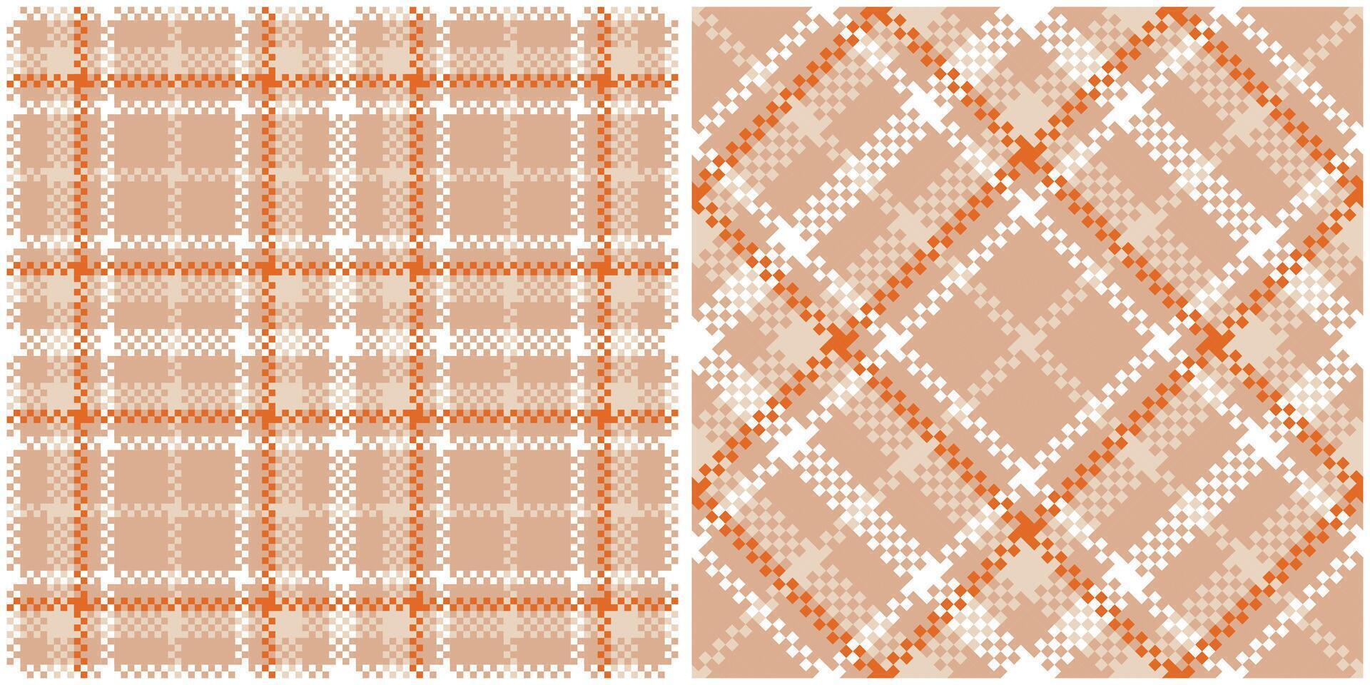 Classic Scottish Tartan Design. Abstract Check Plaid Pattern. Seamless Tartan Illustration Set for Scarf, Blanket, Other Modern Spring Summer Autumn Winter Holiday Fabric Print. vector