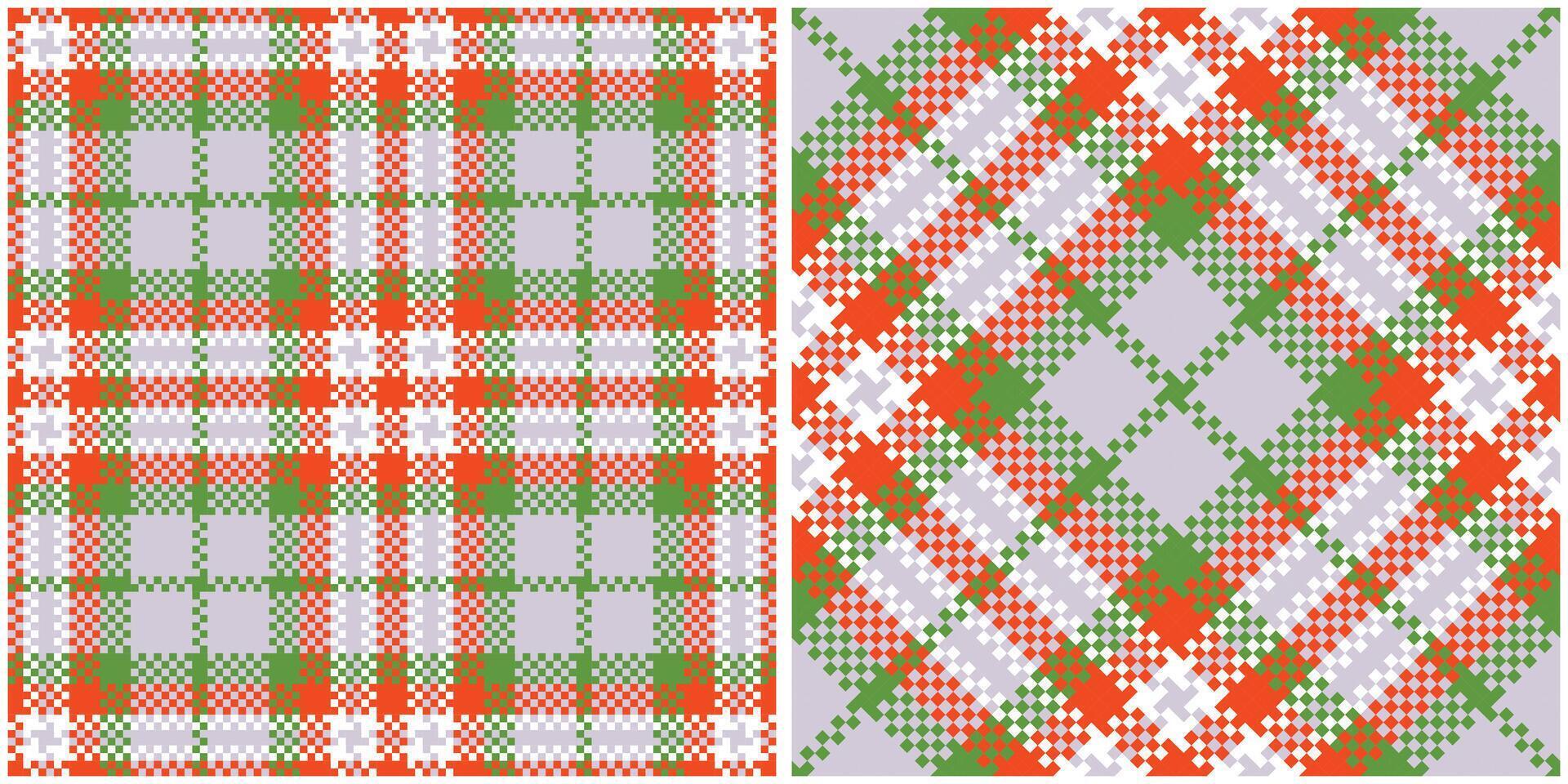 Classic Scottish Tartan Design. Tartan Plaid Seamless Pattern. Traditional Scottish Woven Fabric. Lumberjack Shirt Flannel Textile. Pattern Tile Swatch Included. vector