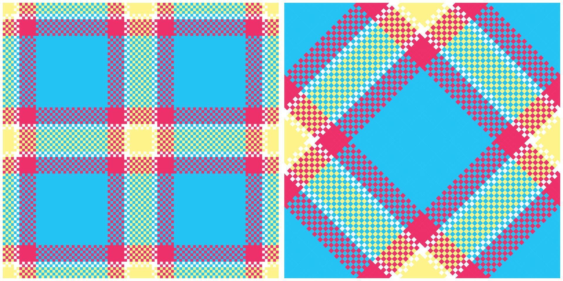 Tartan Plaid Seamless Pattern. Scottish Plaid, Template for Design Ornament. Seamless Fabric Texture. Illustration vector