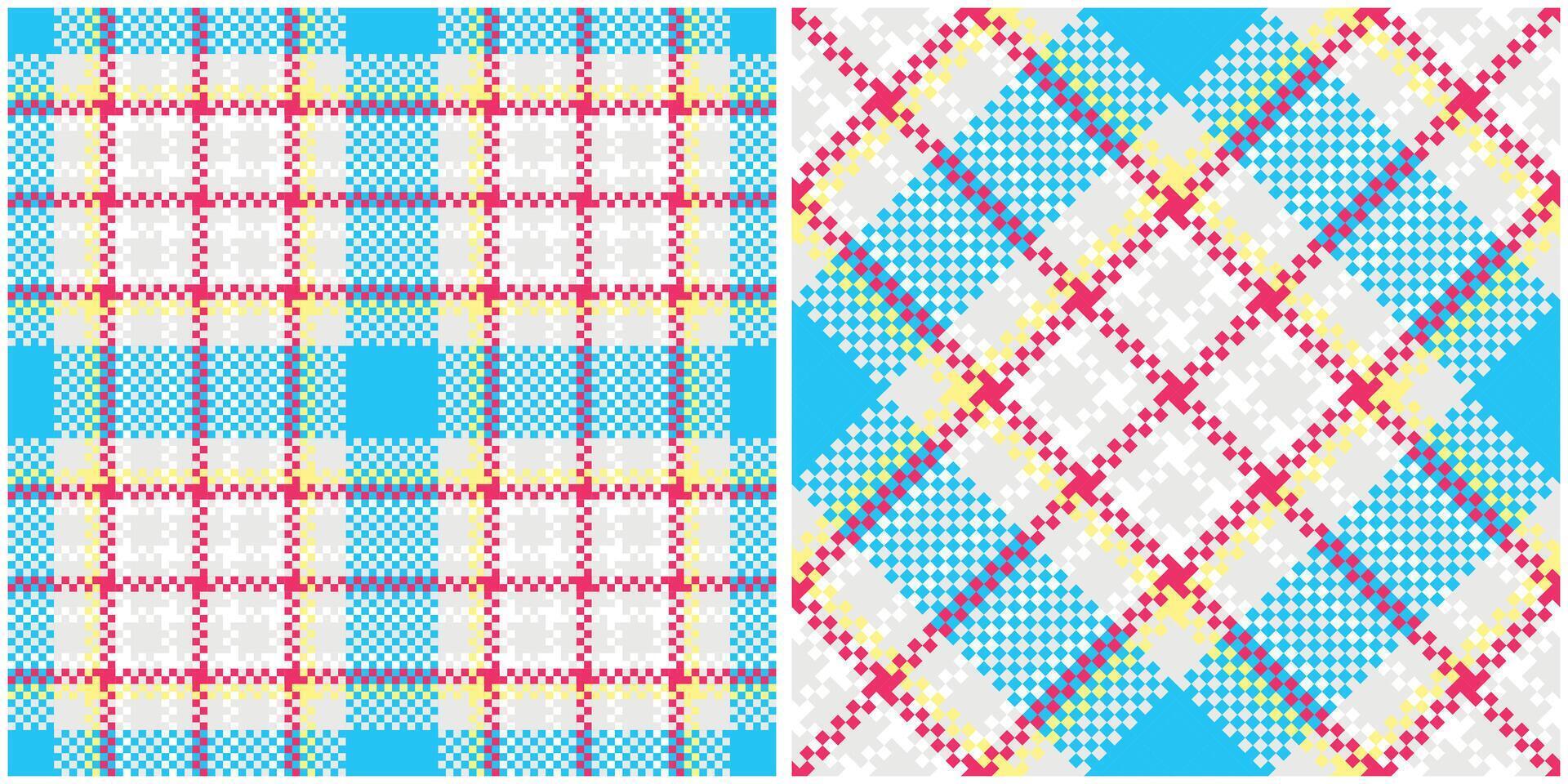 Tartan Plaid Seamless Pattern. Scottish Plaid, Traditional Scottish Woven Fabric. Lumberjack Shirt Flannel Textile. Pattern Tile Swatch Included. vector