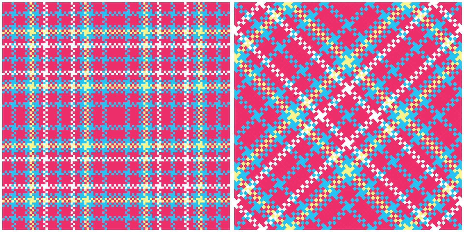 Tartan Plaid Seamless Pattern. Traditional Scottish Checkered Background. Traditional Scottish Woven Fabric. Lumberjack Shirt Flannel Textile. Pattern Tile Swatch Included. vector