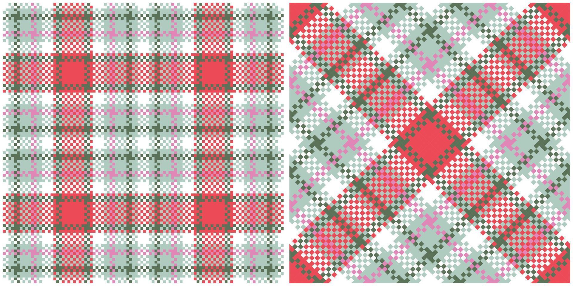 Tartan Plaid Pattern Seamless. Checkerboard Pattern. Traditional Scottish Woven Fabric. Lumberjack Shirt Flannel Textile. Pattern Tile Swatch Included. vector