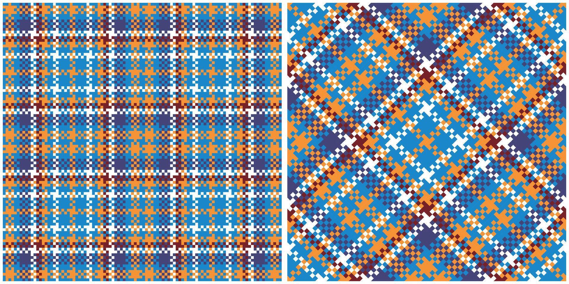 Tartan Plaid Seamless Pattern. Classic Scottish Tartan Design. Template for Design Ornament. Seamless Fabric Texture. Illustration vector