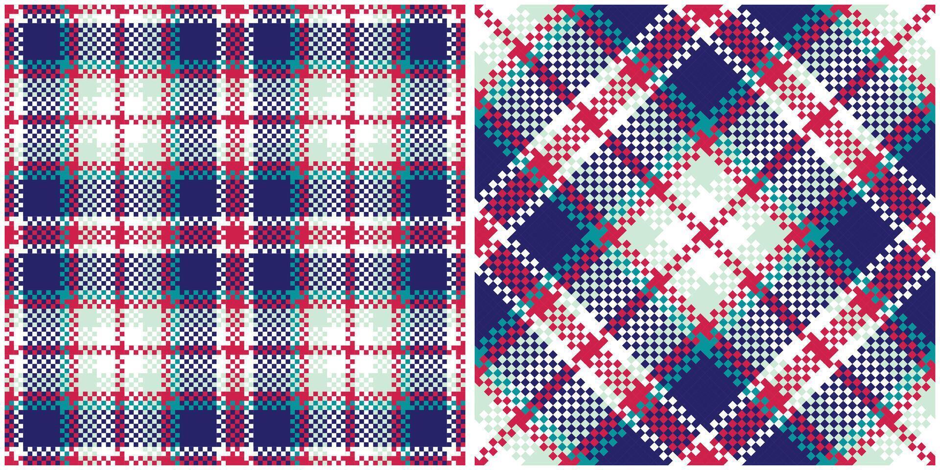 Tartan Plaid Pattern Seamless. Tartan Seamless Pattern. Template for Design Ornament. Seamless Fabric Texture. Illustration vector