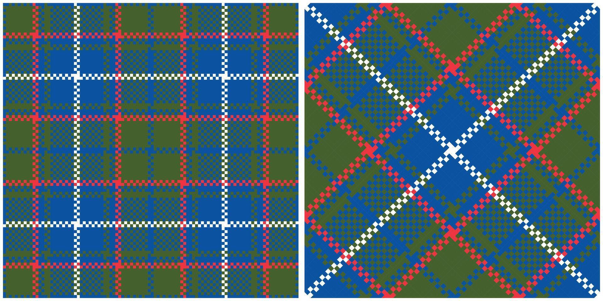 Scottish Tartan Plaid Seamless Pattern, Gingham Patterns. Template for Design Ornament. Seamless Fabric Texture. Illustration vector