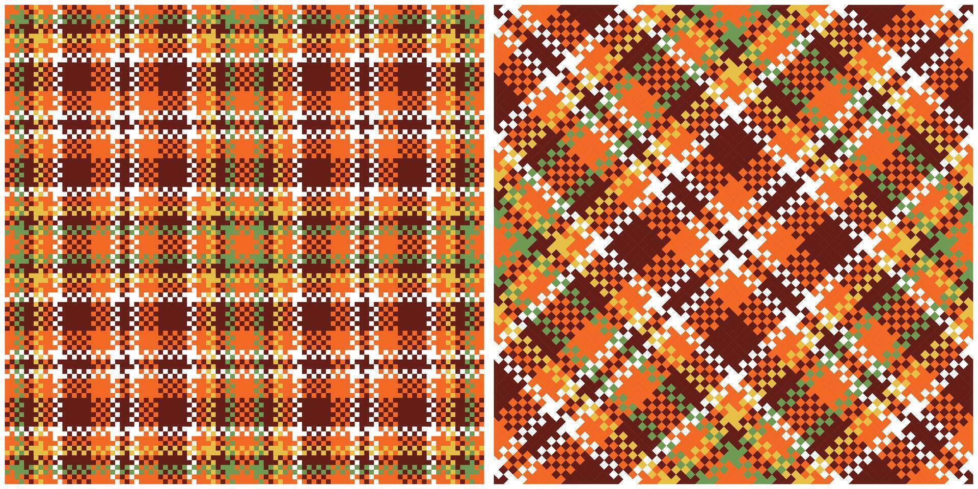 Tartan Plaid Pattern Seamless. Abstract Check Plaid Pattern. Template for Design Ornament. Seamless Fabric Texture. Illustration vector
