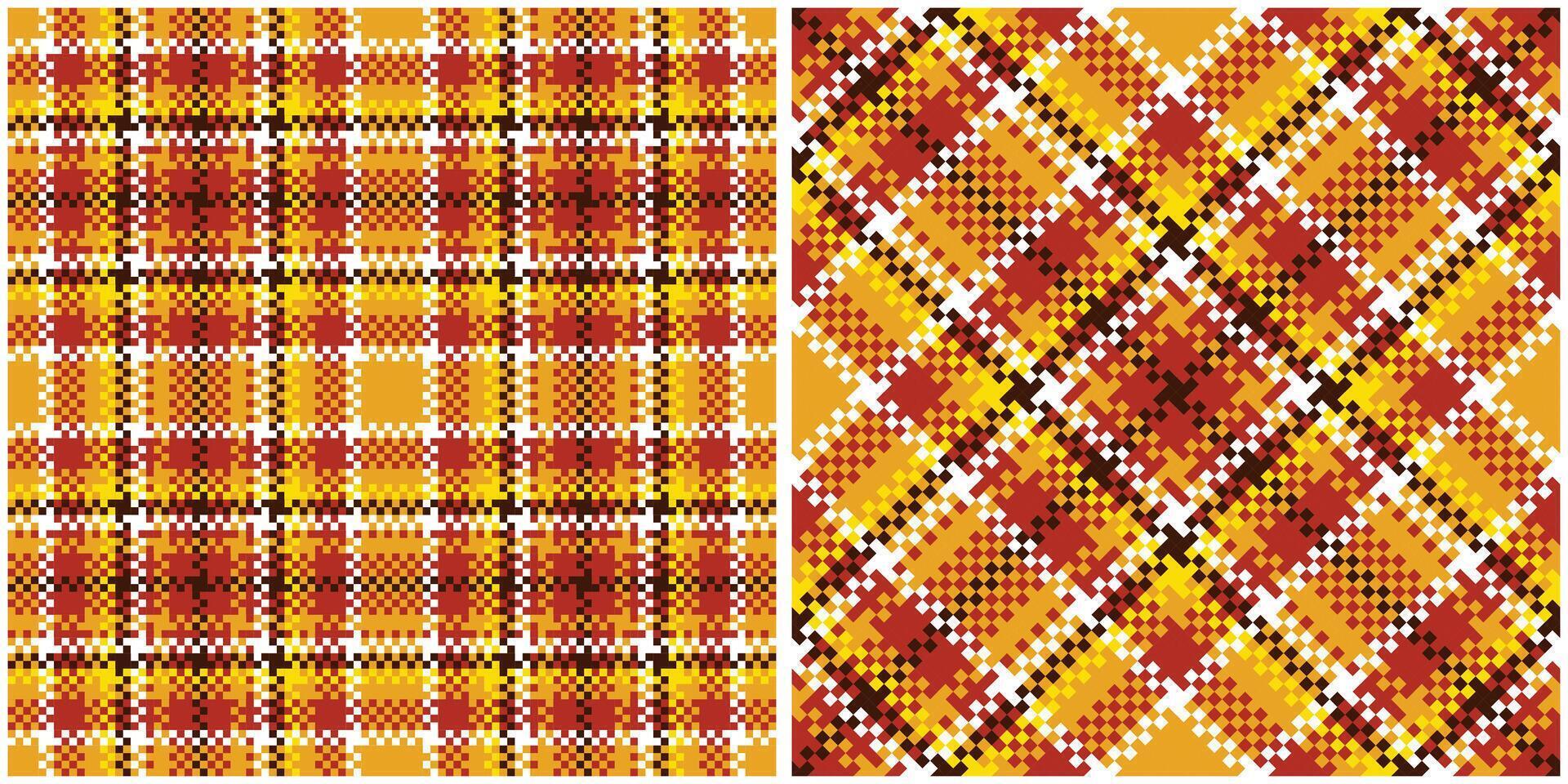 Scottish Tartan Plaid Seamless Pattern, Scottish Tartan Seamless Pattern. Traditional Scottish Woven Fabric. Lumberjack Shirt Flannel Textile. Pattern Tile Swatch Included. vector
