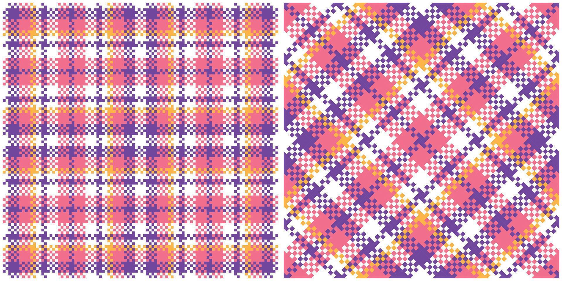 Scottish Tartan Plaid Seamless Pattern, Sweet Plaids Pattern Seamless. Template for Design Ornament. Seamless Fabric Texture. Illustration vector
