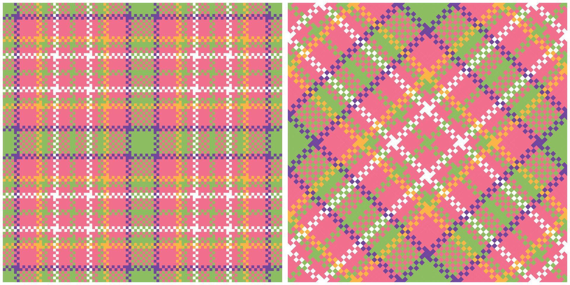 Scottish Tartan Plaid Seamless Pattern, Sweet Plaids Pattern Seamless. for Scarf, Dress, Skirt, Other Modern Spring Autumn Winter Fashion Textile Design. vector