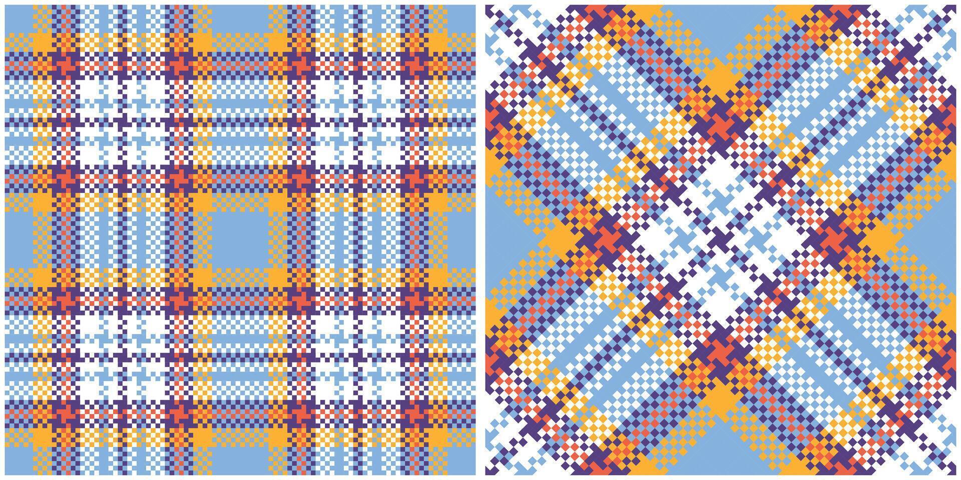 Scottish Tartan Plaid Seamless Pattern, Abstract Check Plaid Pattern. for Scarf, Dress, Skirt, Other Modern Spring Autumn Winter Fashion Textile Design. vector
