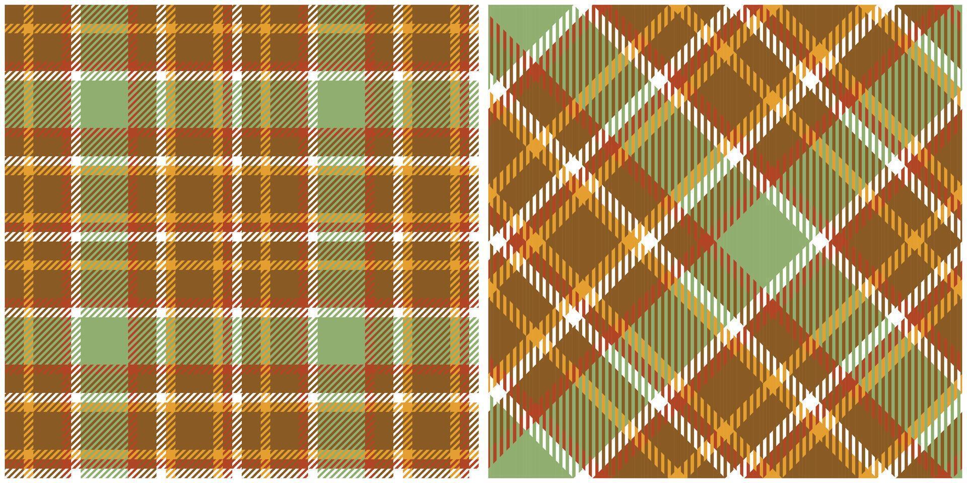 Classic Scottish Tartan Design. Plaid Patterns Seamless. Seamless Tartan Illustration Set for Scarf, Blanket, Other Modern Spring Summer Autumn Winter Holiday Fabric Print. vector