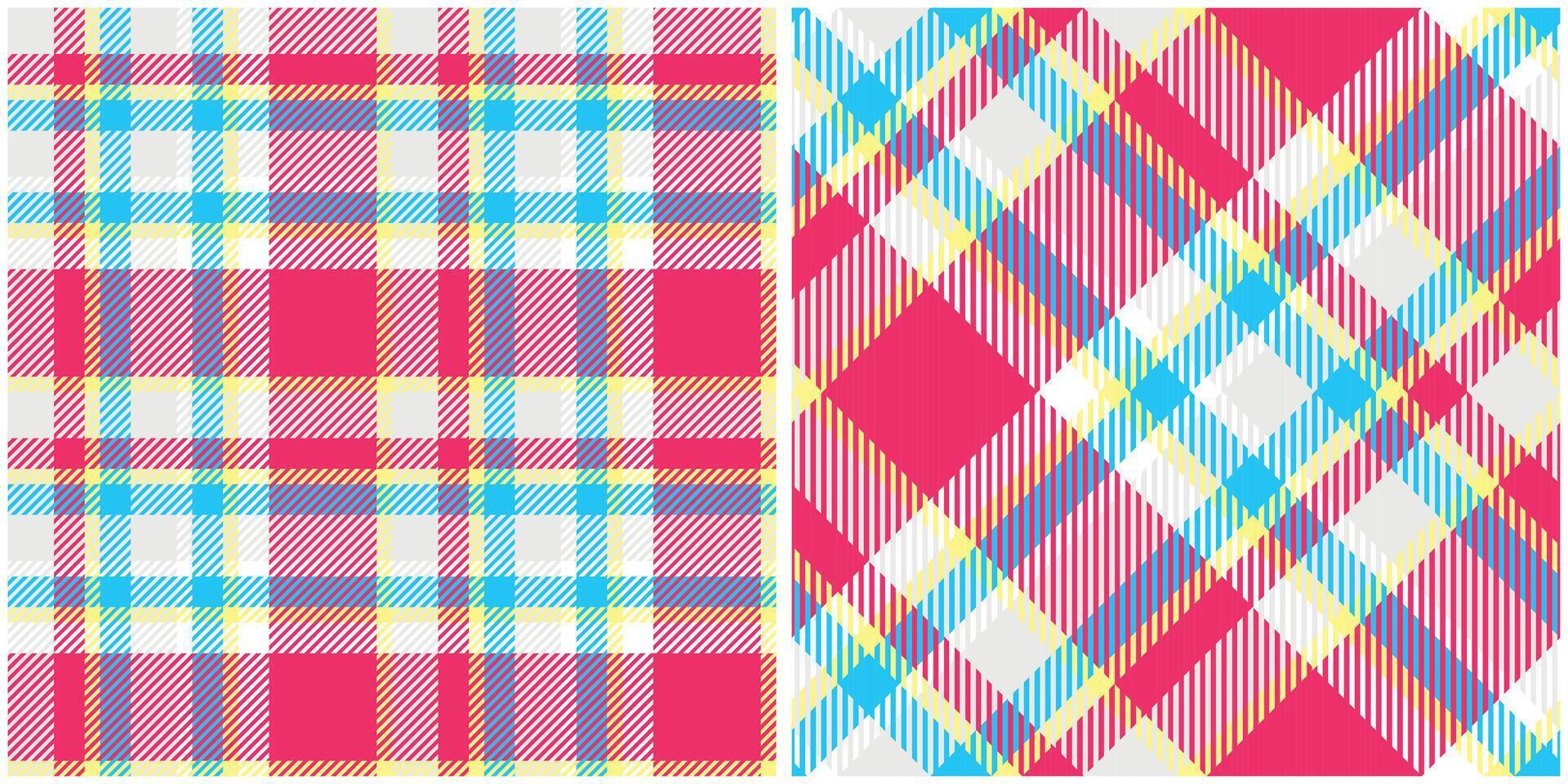 Tartan Plaid Seamless Pattern. Traditional Scottish Checkered Background. Seamless Tartan Illustration Set for Scarf, Blanket, Other Modern Spring Summer Autumn Winter Holiday Fabric Print. vector