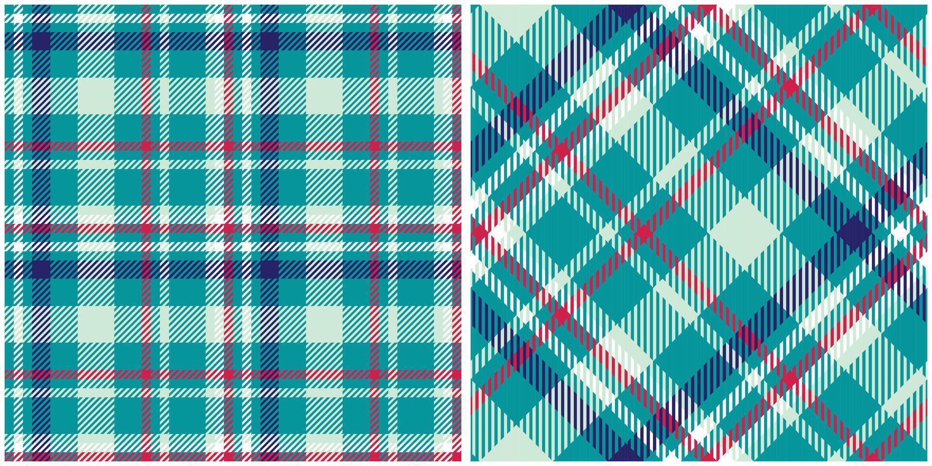 Tartan Plaid Pattern Seamless. Gingham Patterns. Seamless Tartan Illustration Set for Scarf, Blanket, Other Modern Spring Summer Autumn Winter Holiday Fabric Print. vector