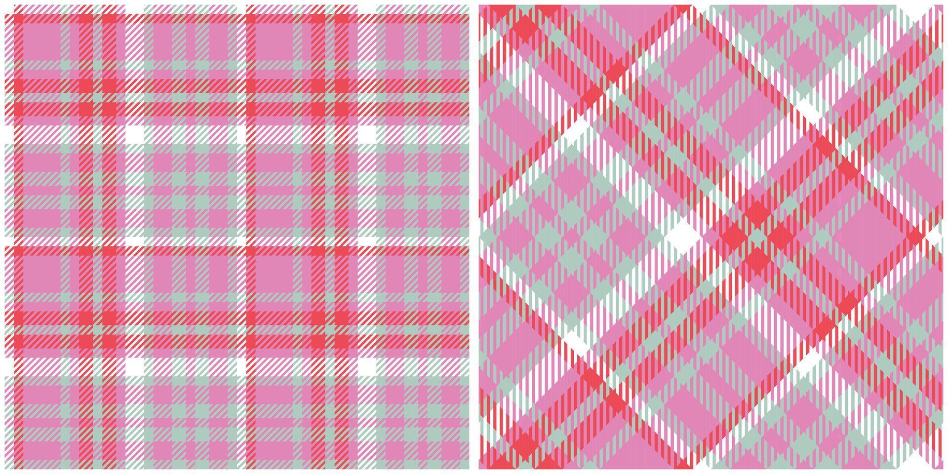 Tartan Plaid Pattern Seamless. Checkerboard Pattern. Seamless Tartan Illustration Set for Scarf, Blanket, Other Modern Spring Summer Autumn Winter Holiday Fabric Print. vector