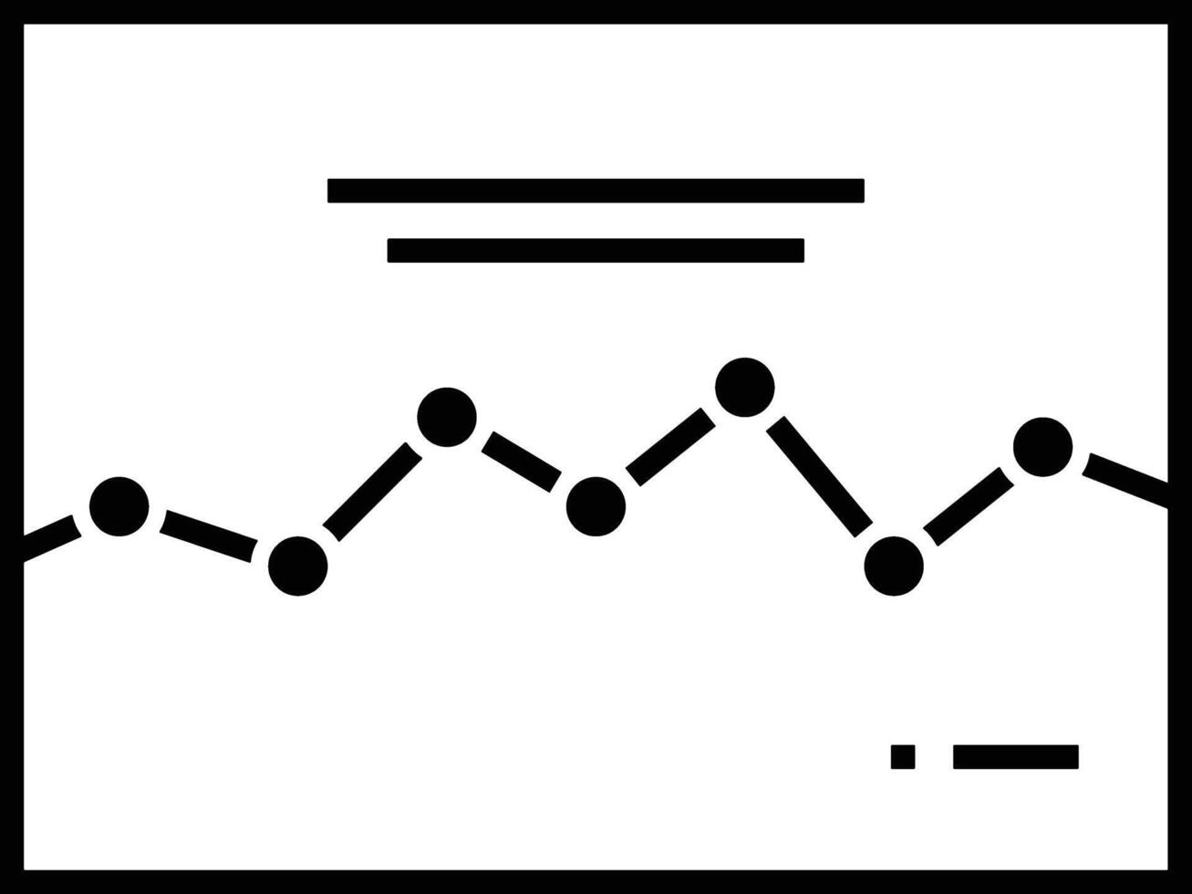 Chart icon symbol image for data statistic analysis illustration vector