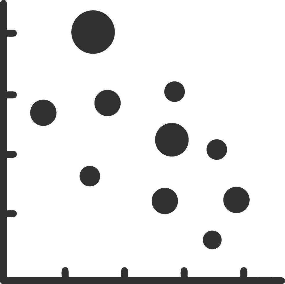 Chart icon symbol image for data statistic analysis illustration vector