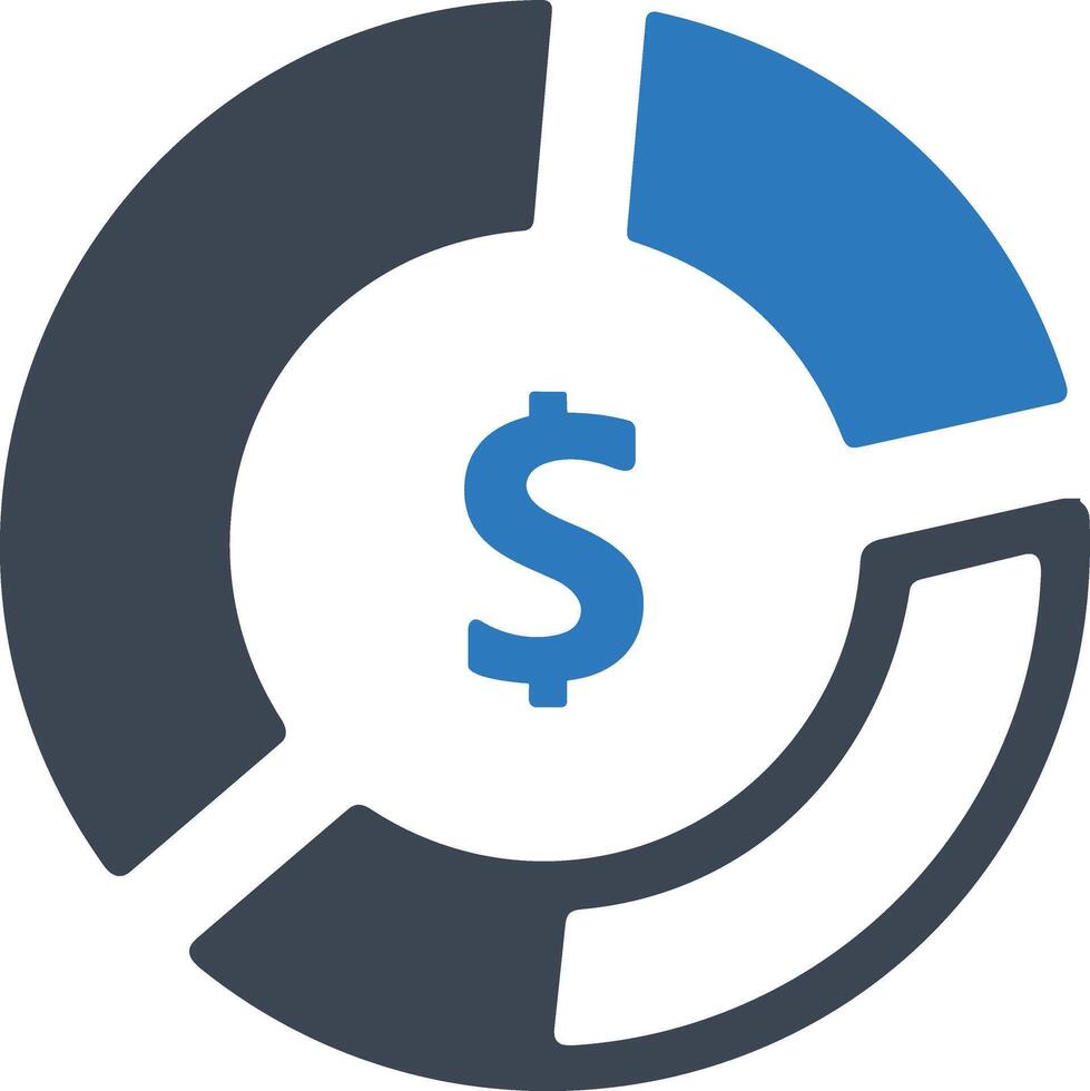 Chart icon symbol image for data statistic analysis illustration vector