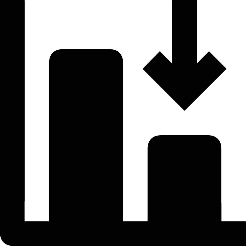 Chart icon symbol image for data statistic analysis illustration vector
