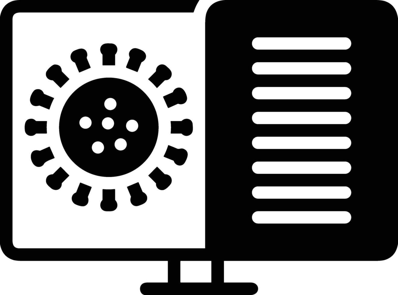 Chart icon symbol image for data statistic analysis illustration vector