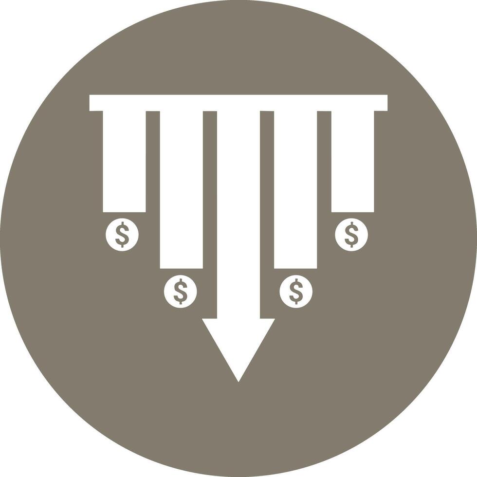 Chart icon symbol image for data statistic analysis illustration vector