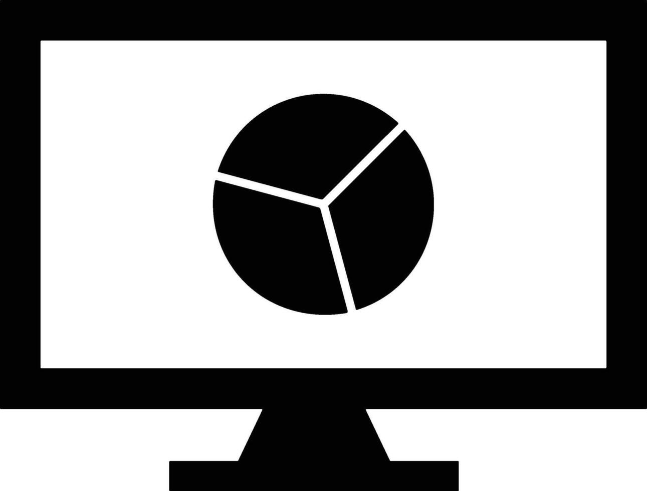 Chart icon symbol image for data statistic analysis illustration vector