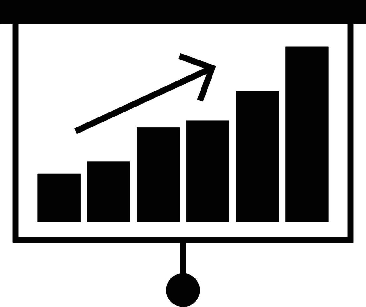 Chart icon symbol image for data statistic analysis illustration vector