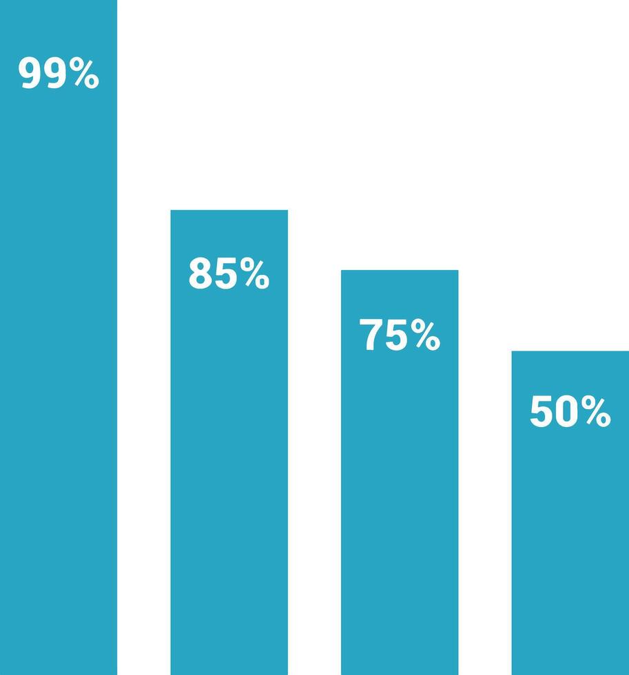 Chart icon symbol image for data statistic analysis illustration vector