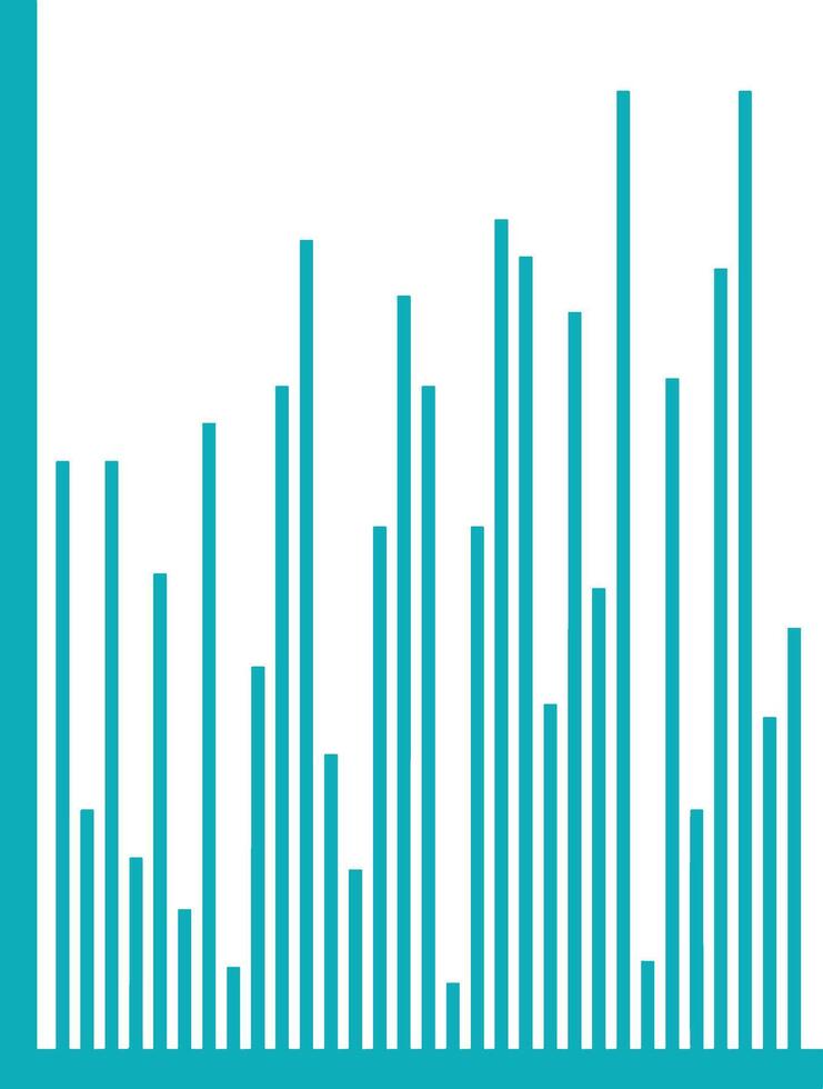 Chart icon symbol image for data statistic analysis illustration vector