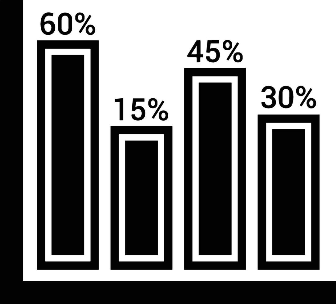 Chart icon symbol image for data statistic analysis illustration vector