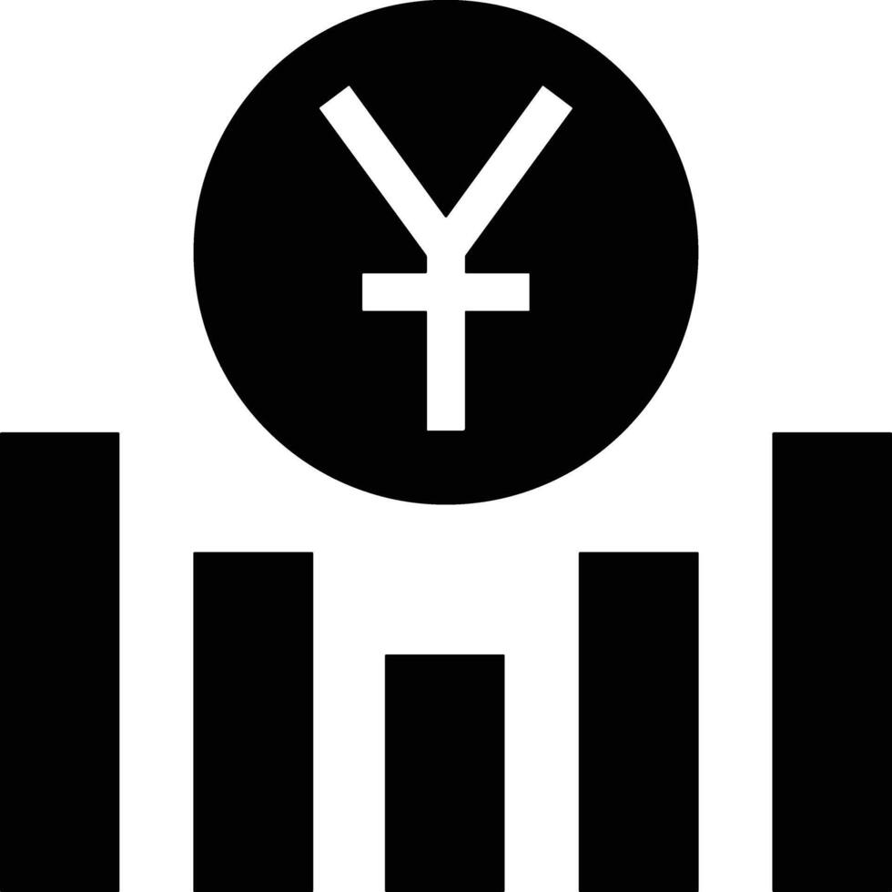 Chart icon symbol image for data statistic analysis illustration vector