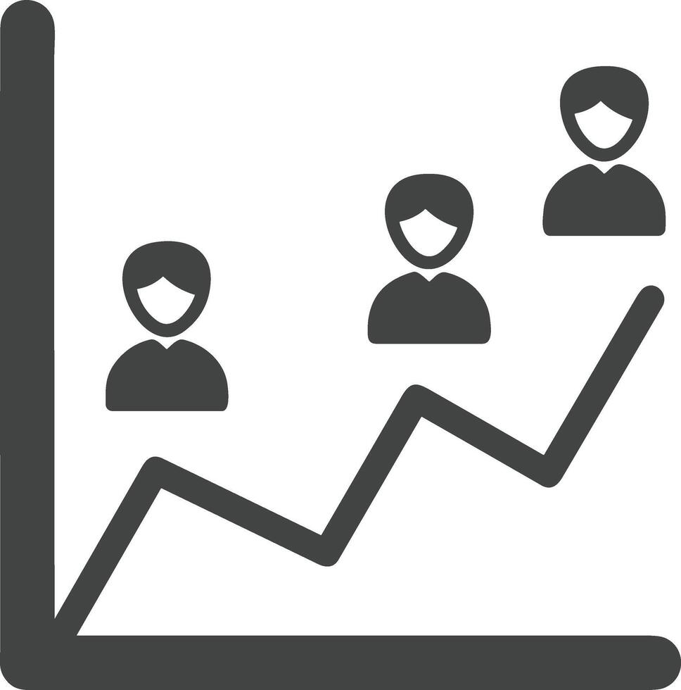 Chart icon symbol image for data statistic analysis illustration vector