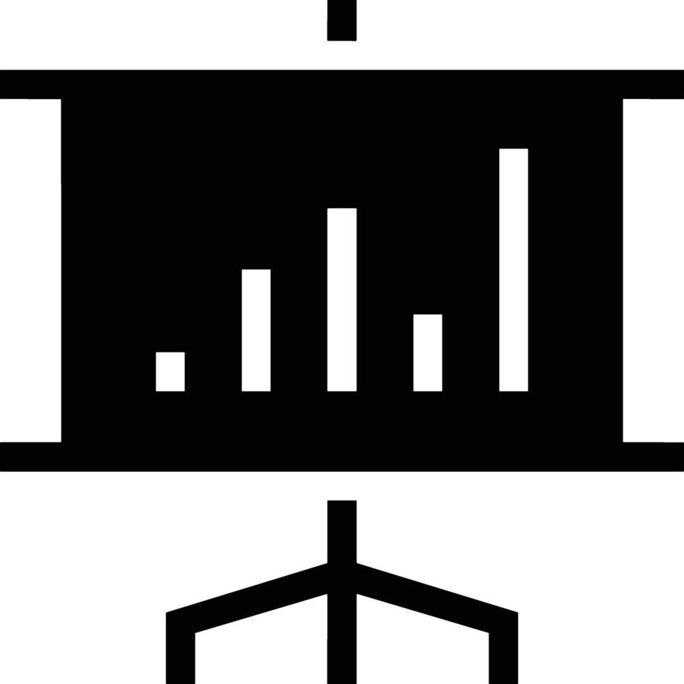 Chart icon symbol image for data statistic analysis illustration vector