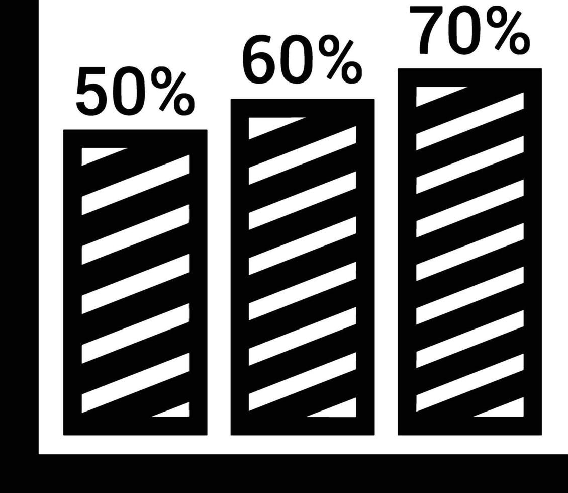 Chart icon symbol image for data statistic analysis illustration vector