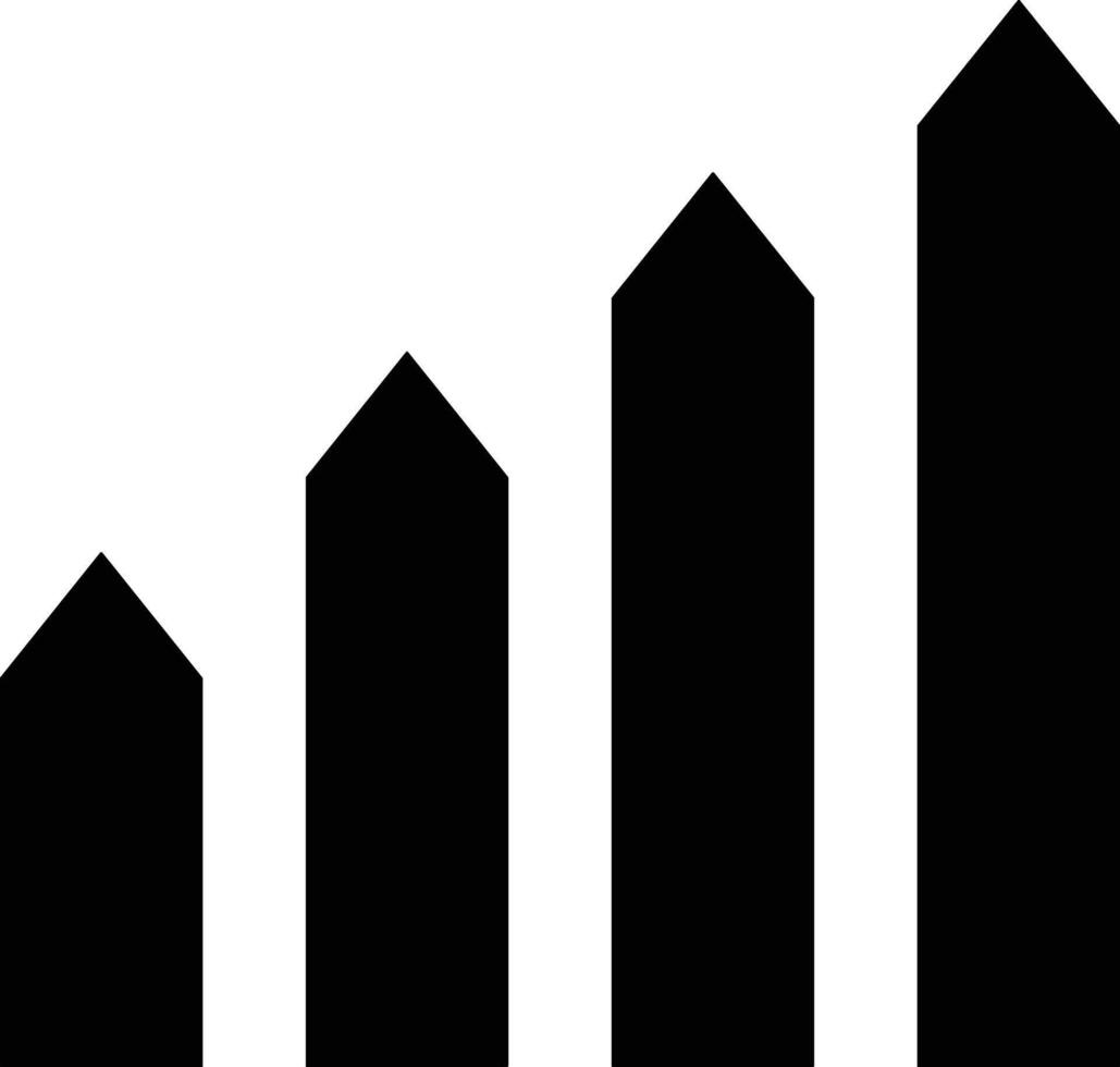 Chart icon symbol image for data statistic analysis illustration vector
