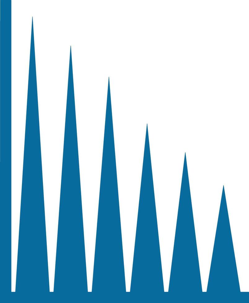 Chart icon symbol image for data statistic analysis illustration vector