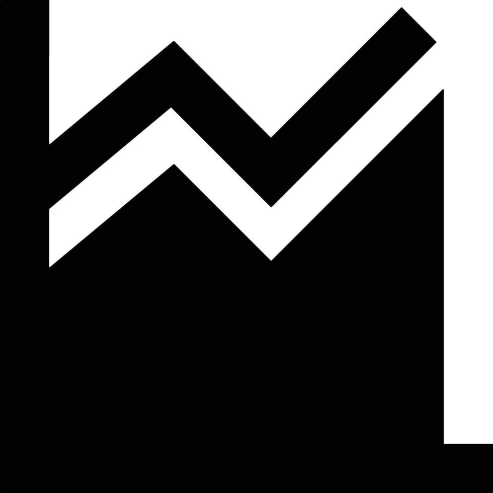 Chart icon symbol image for data statistic analysis illustration vector