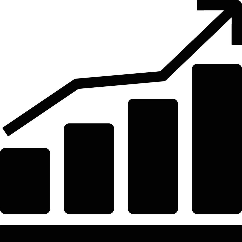 Chart icon symbol image for data statistic analysis illustration vector