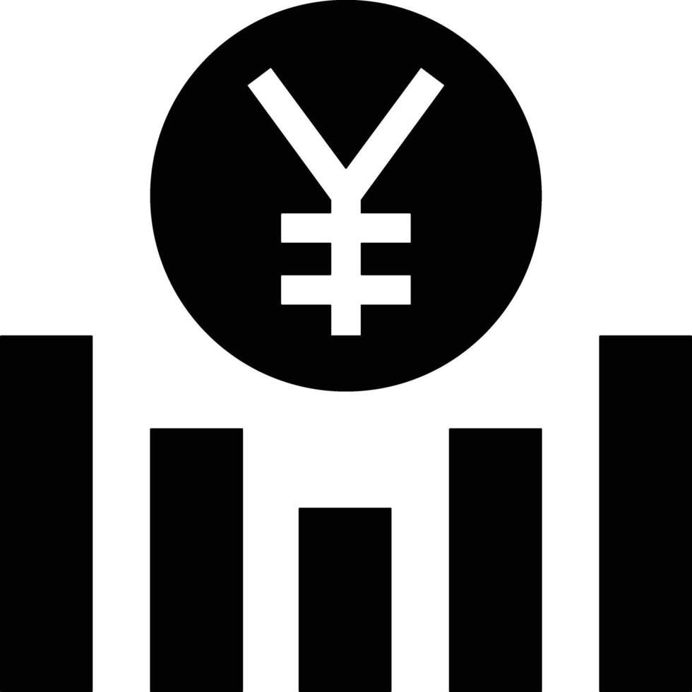 Chart icon symbol image for data statistic analysis illustration vector