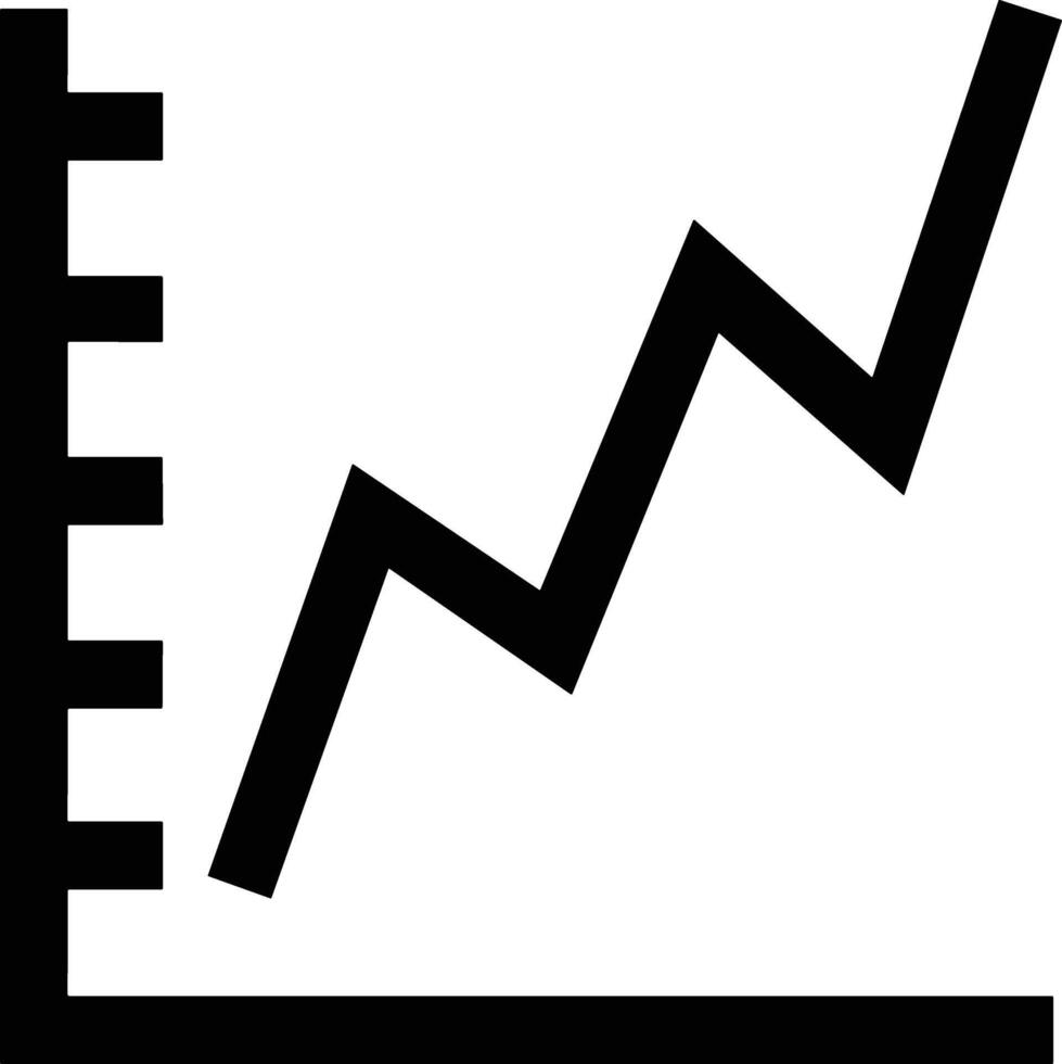 Chart icon symbol image for data statistic analysis illustration vector