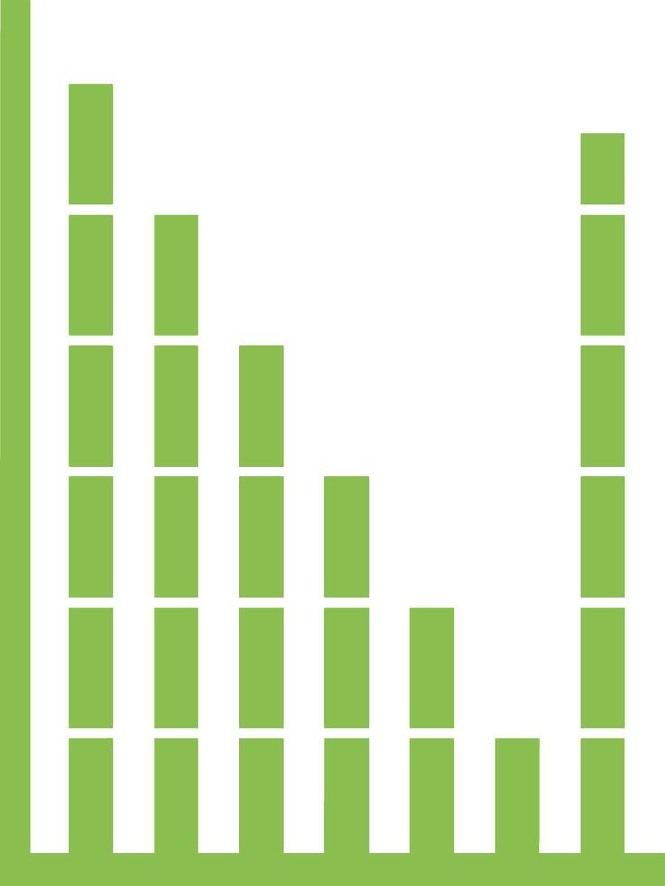 Chart icon symbol image for data statistic analysis illustration vector