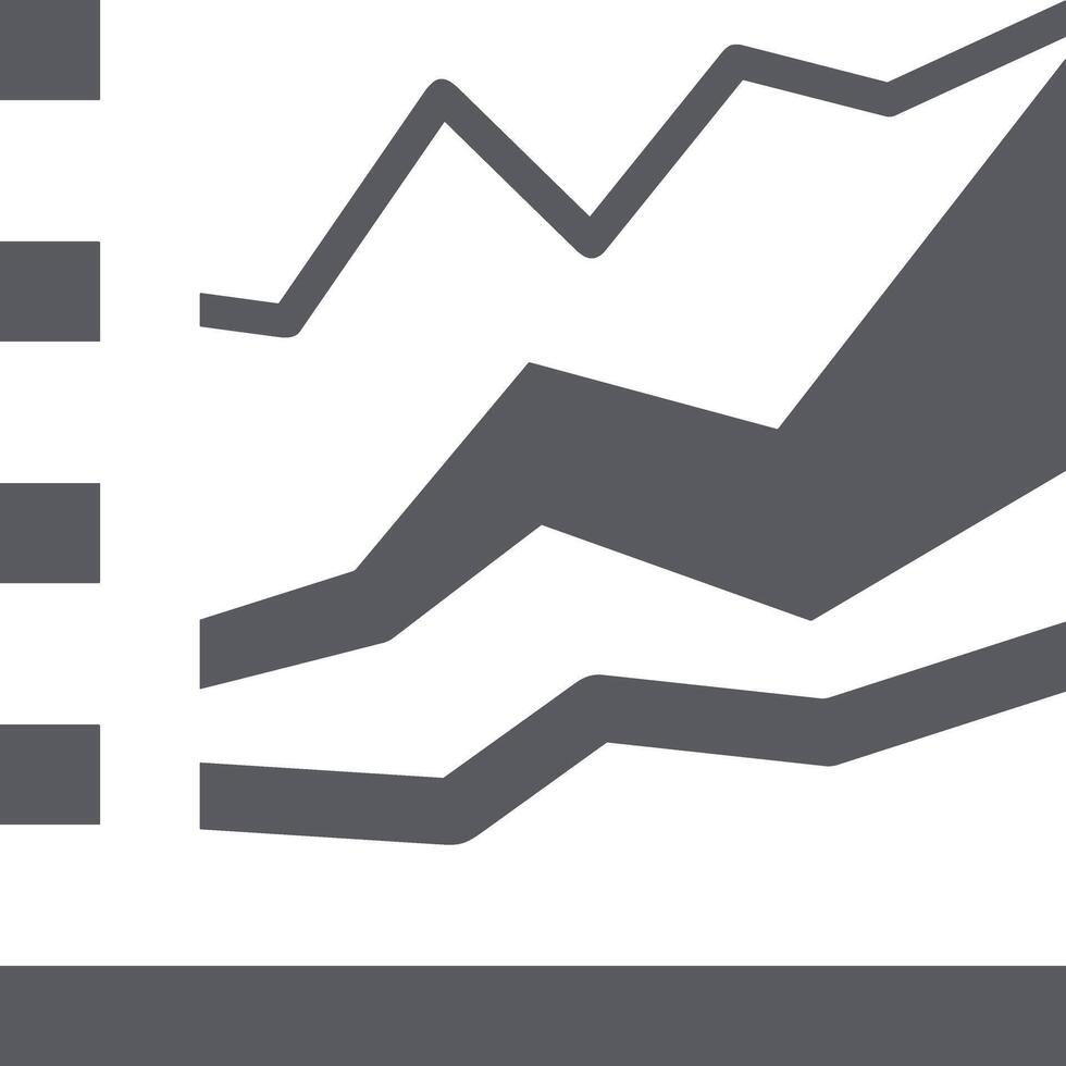 Chart icon symbol image for data statistic analysis illustration vector
