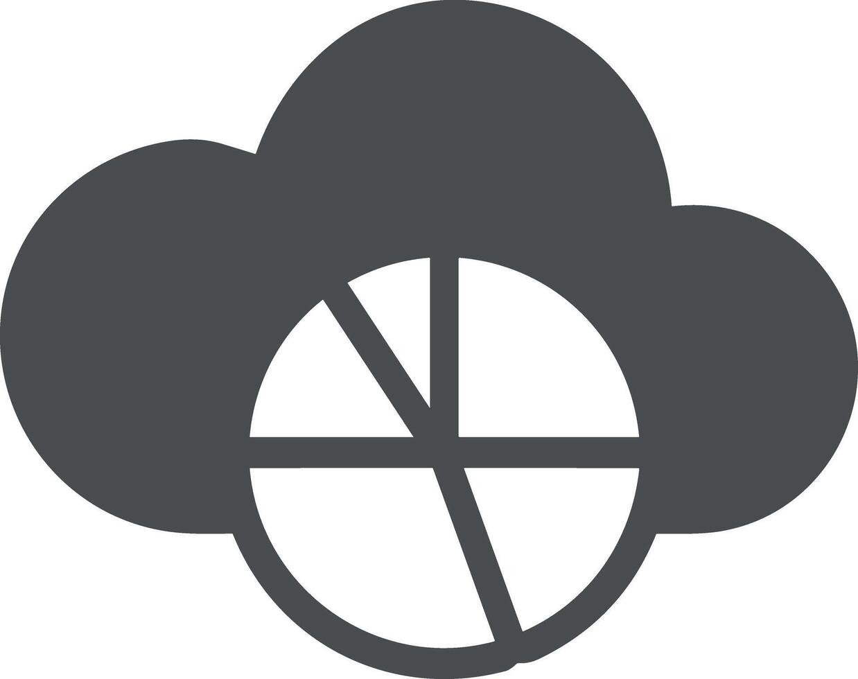 Chart icon symbol image for data statistic analysis illustration vector