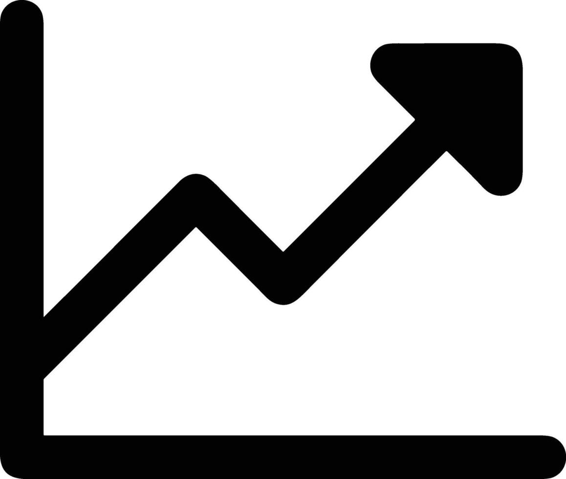 Chart icon symbol image for data statistic analysis illustration vector