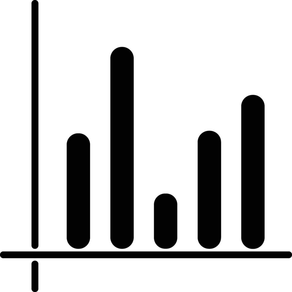 Chart icon symbol image for data statistic analysis illustration vector
